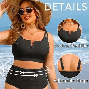 Women Plus Size High Waisted Bikini 2026